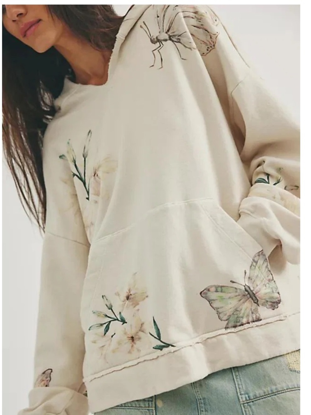 Free people hoodie with Maeve knit Colette